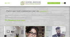 Desktop Screenshot of dentistelachute.com